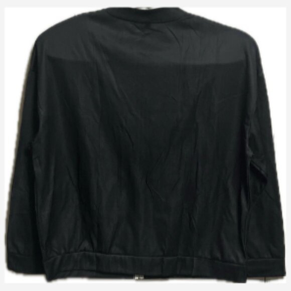 Japanese Bushido Jacket Mens Size 4X Zip Up Closure Black With Red/White Imprint - Picture 3 of 5